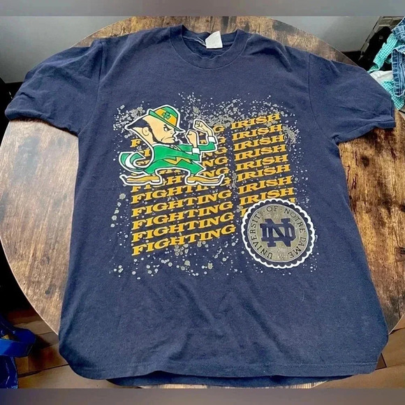 VINTAGE: TNT | Notre Dame Fighting Irish men’s t-shirt. Size: L - Picture 1 of 12